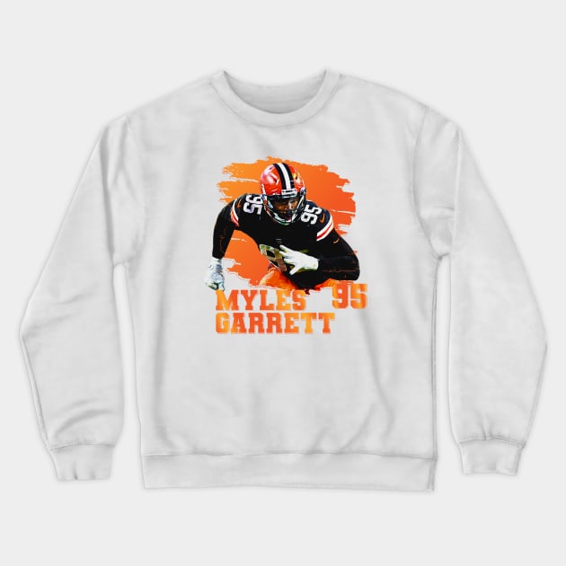 Myles Garrett | 95 Crewneck Sweatshirt by Aloenalone